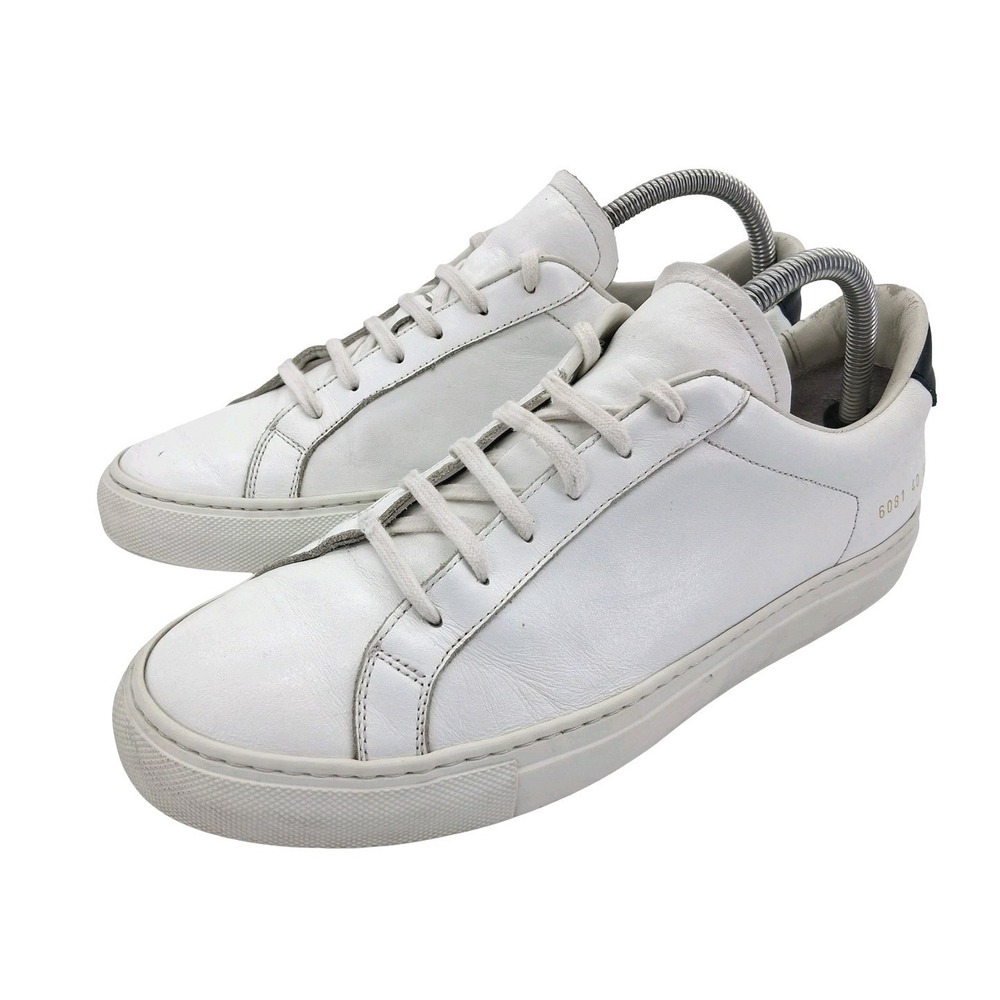 Common Projects Shoes Womens Size 9 White Leather Low Top Sneakers 6081 40 0547